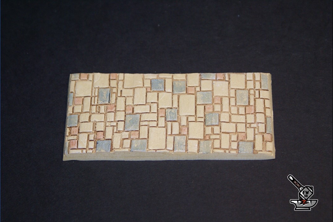 1 socle "Route pavée" 50x100
