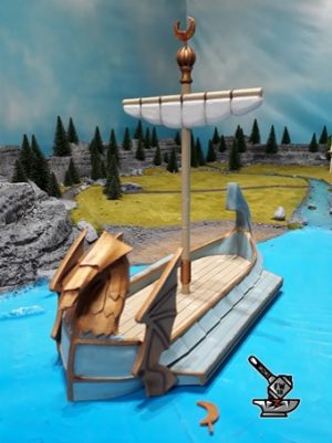 Navire de guerre elfe imprimable (fichiers STL)