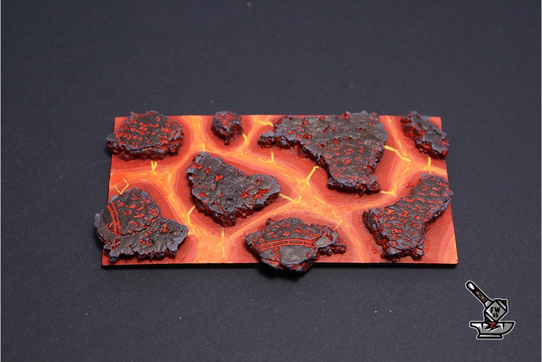 1 socle "ruines antiques" 100x50