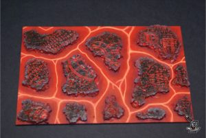 1 socle "ruines antiques" 150x100