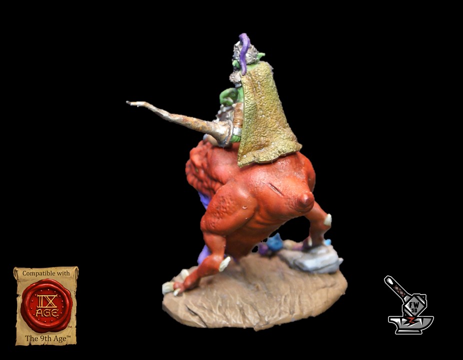 Drank, goblin lord on giant Gniark - Image 3