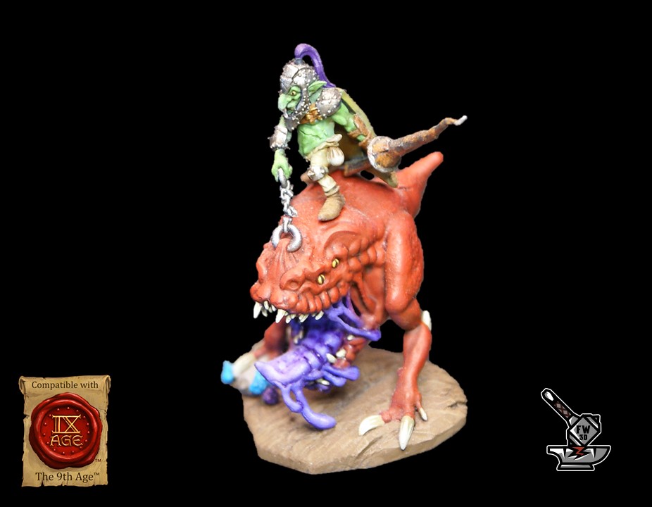 Drank, goblin lord on giant Gniark - Image 2