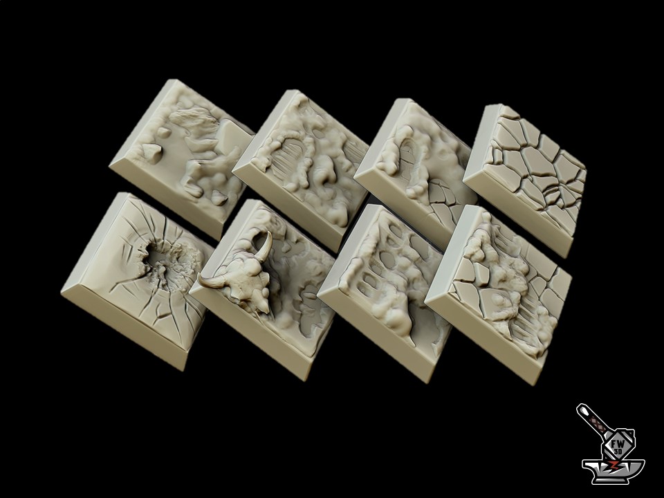 20 Black watch skeletons with engraved bases - Image 3