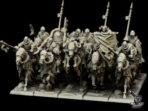 5 Dark riders squelettes