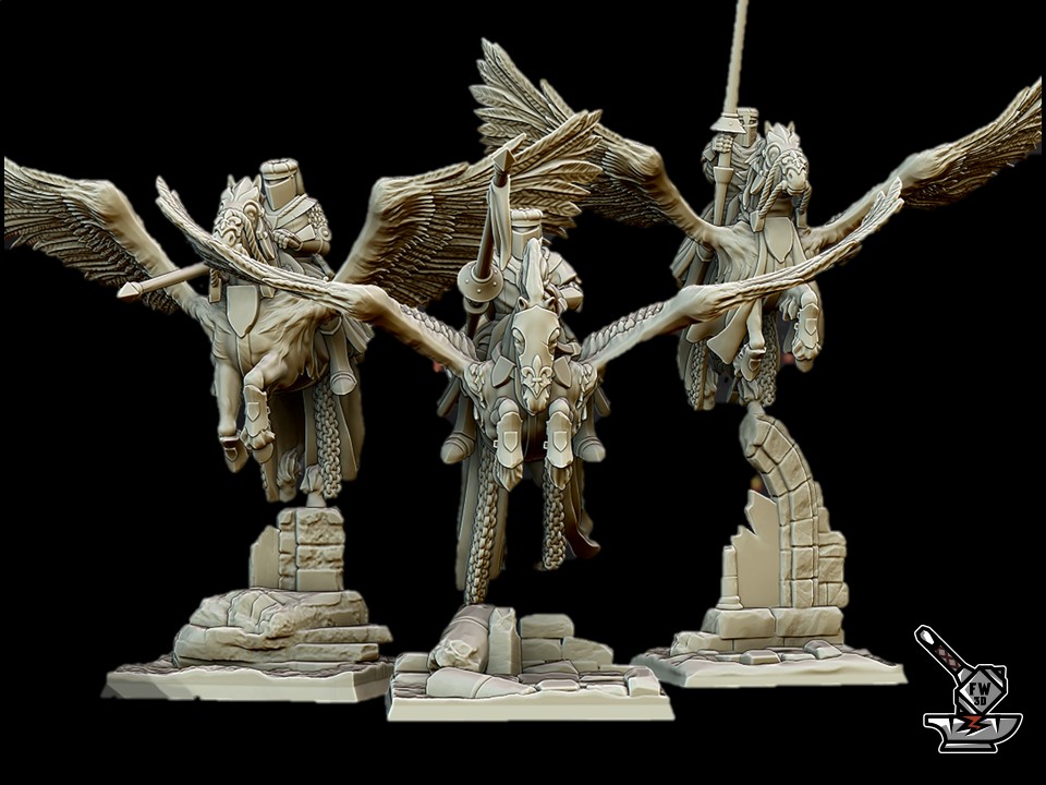 3 knights on pegasus - Image 2