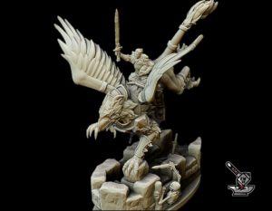 Alexandre le jeune prince sur griffon