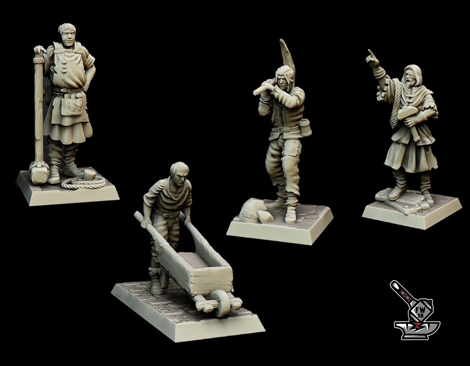 Trébuchet d'Equitaine et ses servants - Image 3