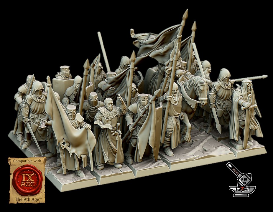 10 Chevaliers croisés avec EMC complet – Image 5