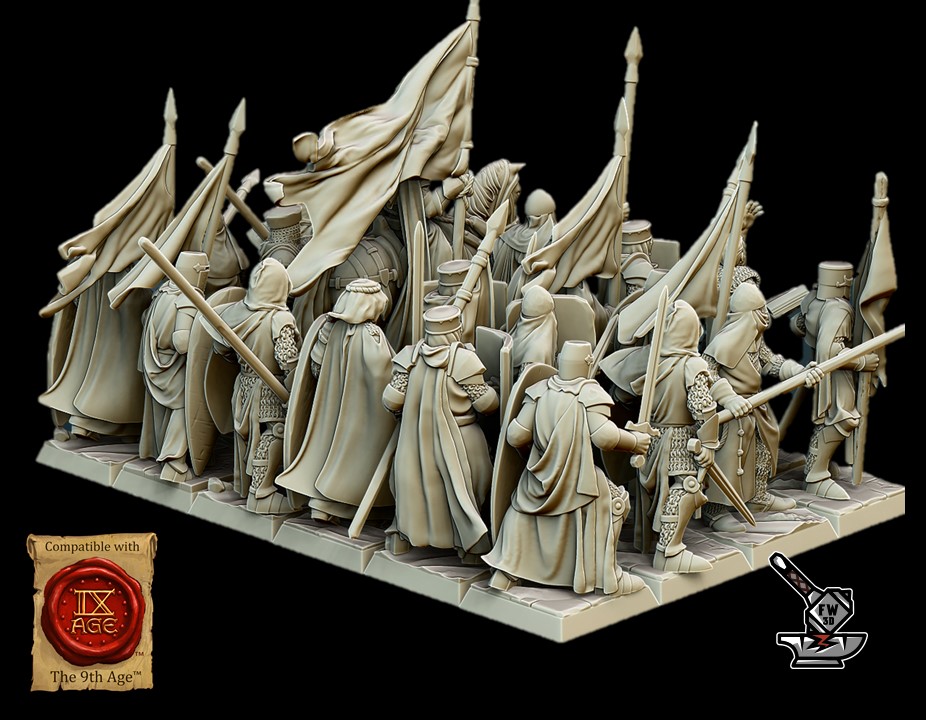 10 Chevaliers croisés avec EMC complet – Image 3