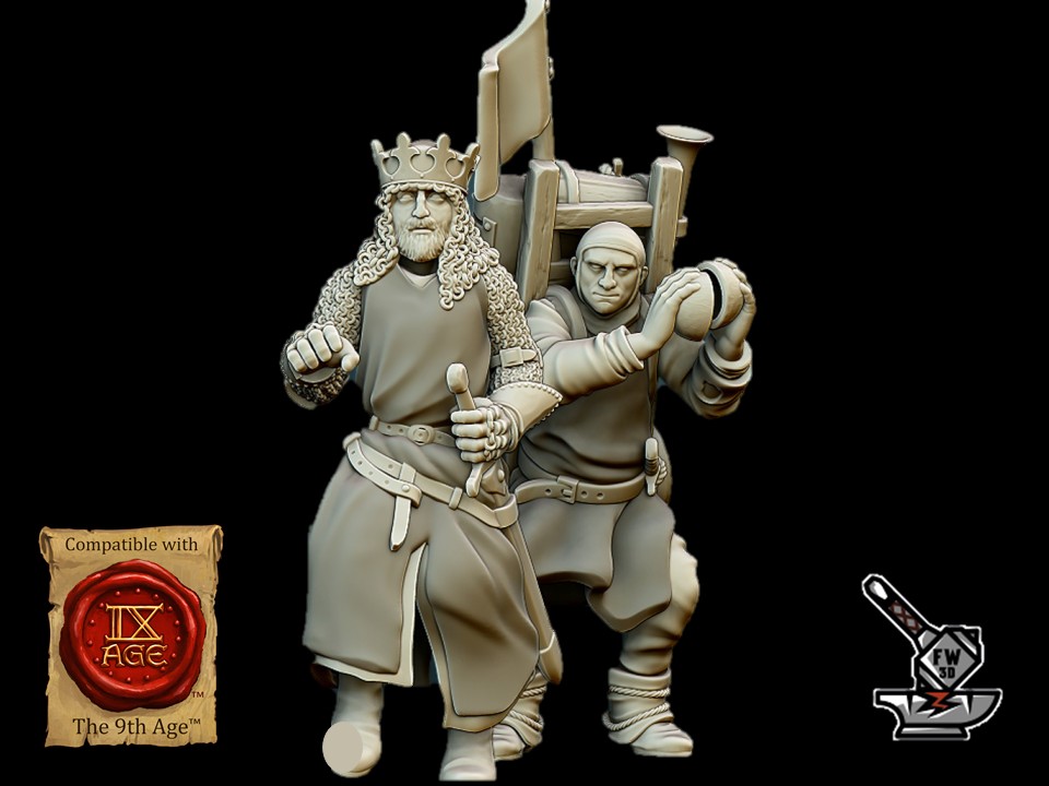 Roi Arthur et aventurier d'Equitaine