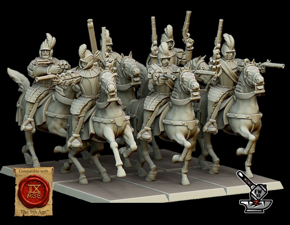 6 Black Riders de l'empire