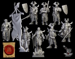 8 Néophytes Vampire avec état-major