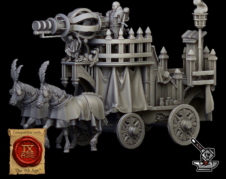Char à canon Arcane de l'Empire (Arcane cannon Chariot)