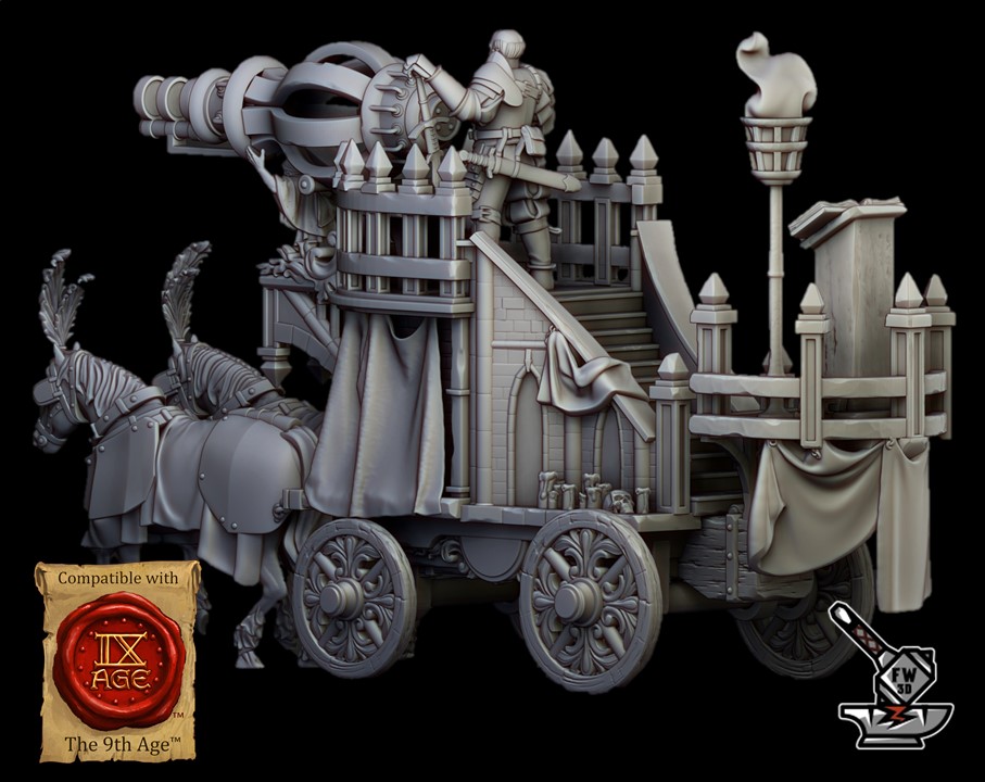 Char à canon Arcane de l'Empire (Arcane cannon Chariot) - Image 4