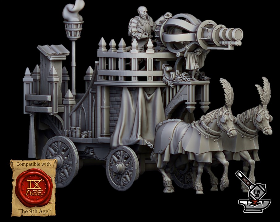 Char à canon Arcane de l'Empire (Arcane cannon Chariot) - Image 2
