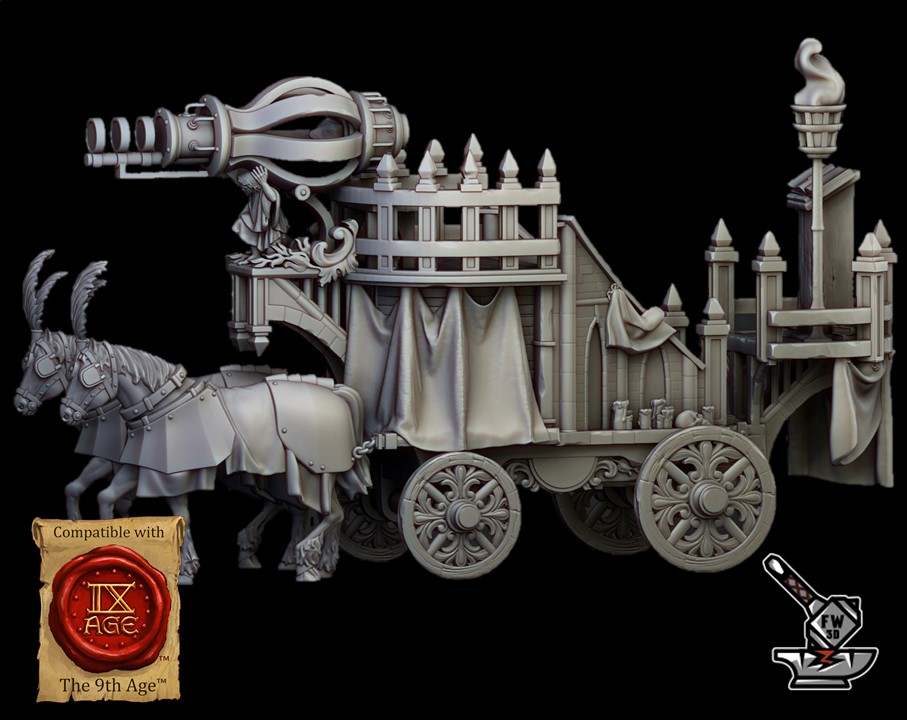 Char à canon Arcane de l'Empire (Arcane cannon Chariot) - Image 3