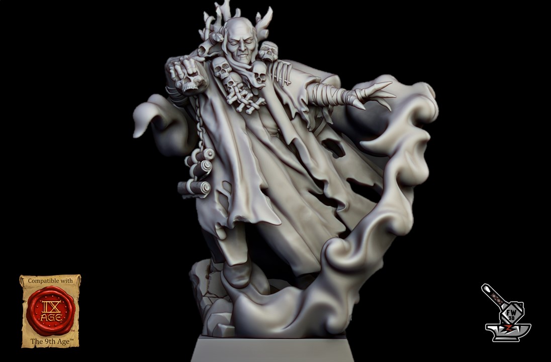 Necromancer on foot