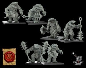6 Caïmans Homme-Lézard