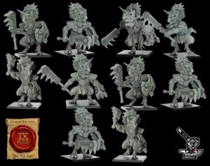10 Gardes des temples Homme-Lézard