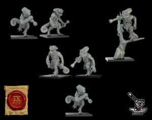 6 Caméléons Homme-Lézard