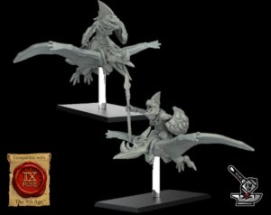 2 Pteradons Sauriens