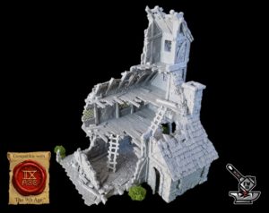 Grande maison médiévale en ruine