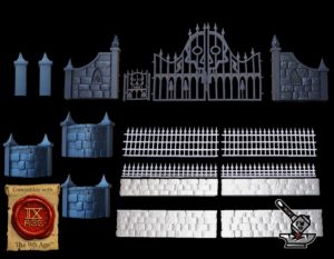 Fichiers enceinte de cimetière Vampire