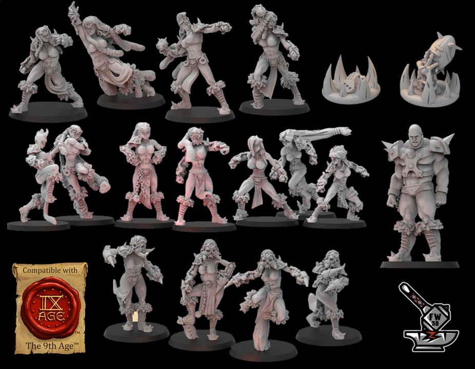 Equipe Blood Bowl: Crazy Girls