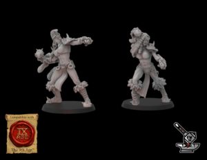 Crazy Girls: 2 lanceuses (Throwers)