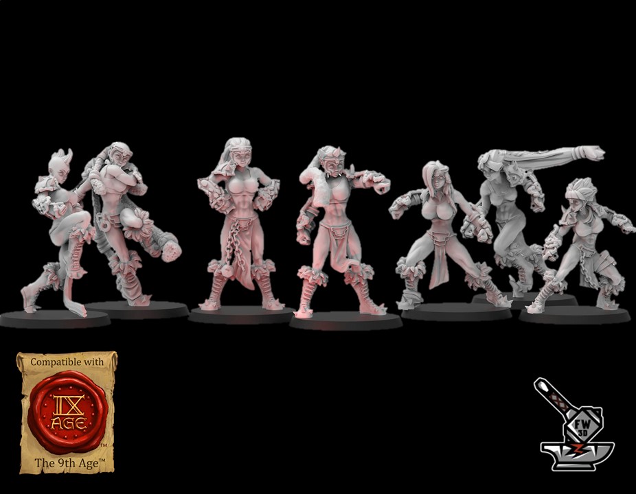 Equipe Blood Bowl: Crazy Girls - Image 2