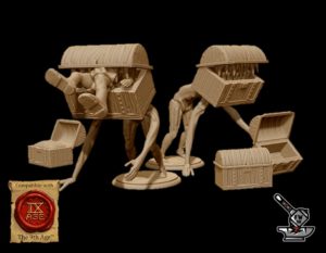 Pack 5 coffres monstrueux
