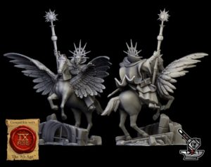 Mage de l'Empire sur pégase