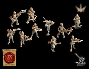 10 Conquistadors squelettes avec arbalètes
