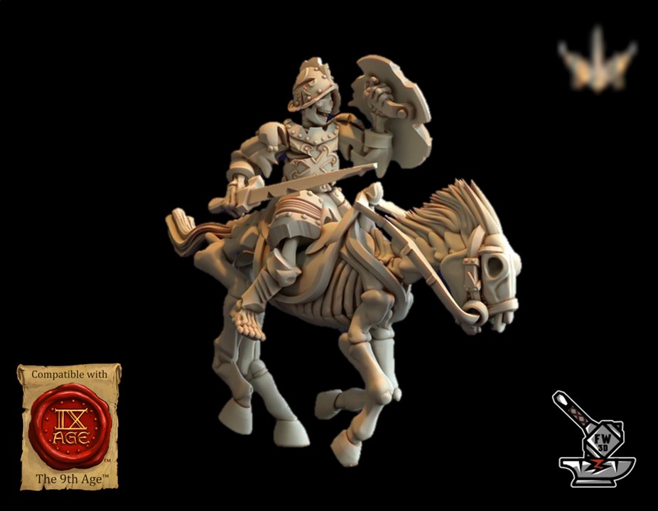 8 Conquistador riders skeletons - Image 4