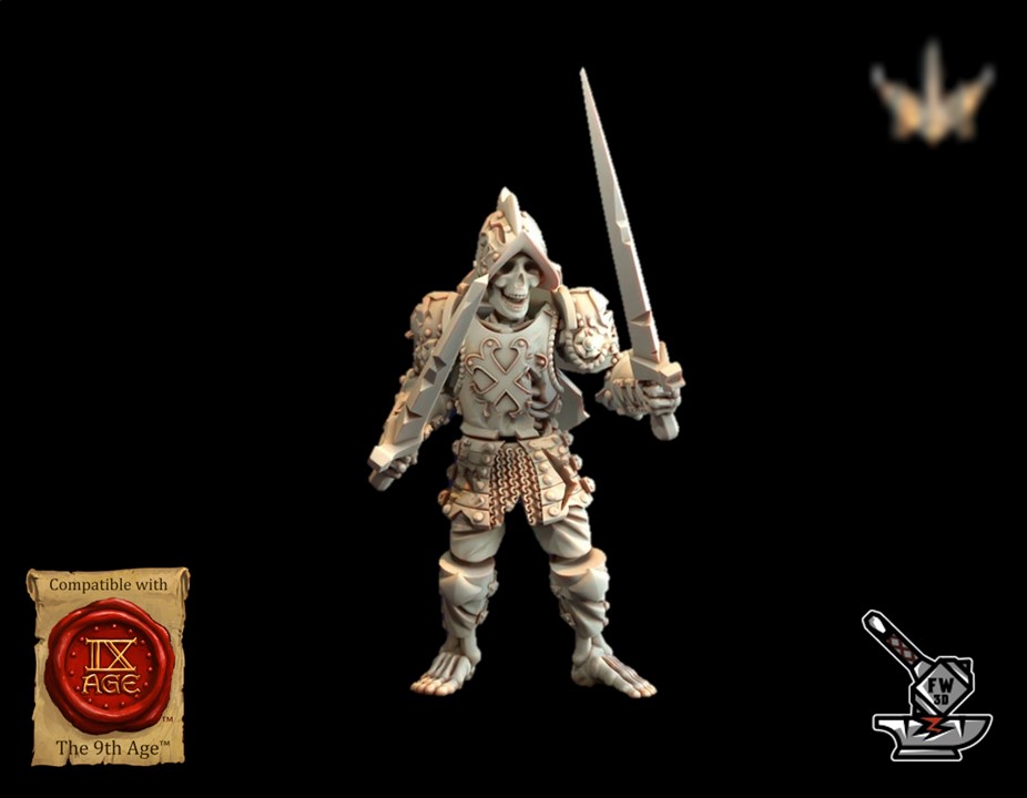5 Skeleton Conquistadors with Banner - Image 2