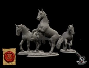 Pack de 3 chevaux