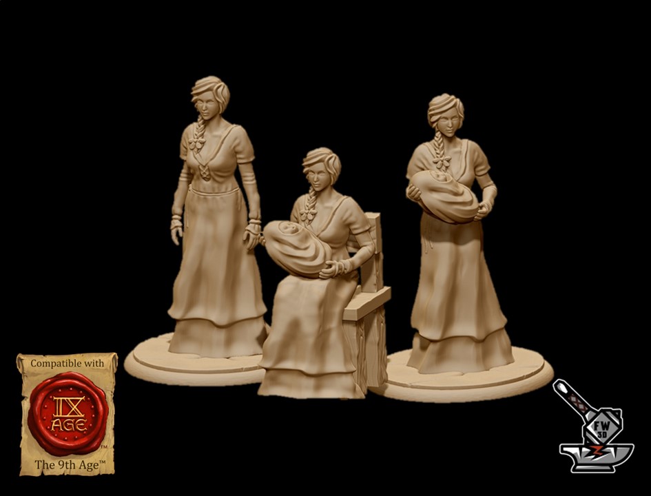 Pack of 3 nurses