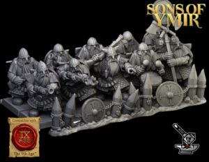 10 arquebusiers Nains d'Ymir sans barriquades