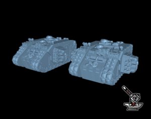 Space Crusader: 2 Battletanks