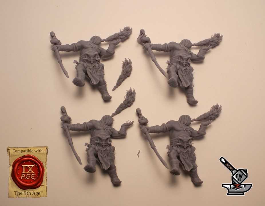 figurines ENDOMMAGEES lot 61