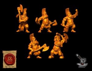 5 Berserkers Nain