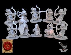 10 archers Gobelin CM