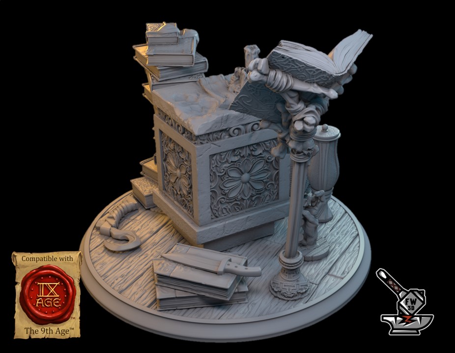 Merlin l'enchanteresse seins nus avec socle scénique - Image 4