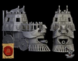 Steam Tank avec canon (The Iron Opinicus)