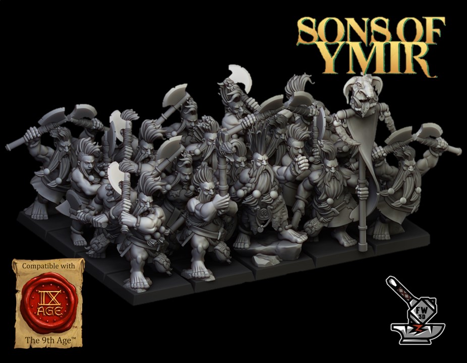 10 deathseekers Nains d'Ymir EMC