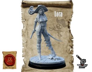 LORA avec gravure de socle