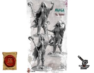 MAHGA The Shaman avec socle