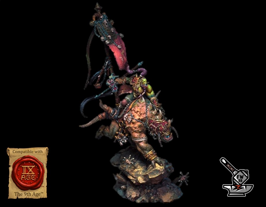 Orc Lord on Skullcrushers