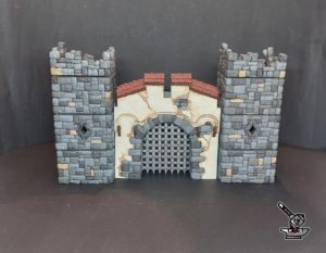 Porte fortifiée avec tours 2