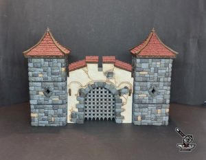 Porte fortifiée avec tours 3